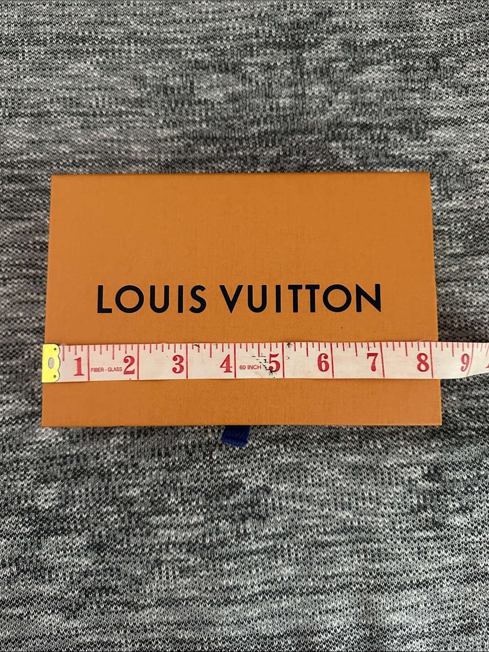 Louis Vuitton Orange and Black Logo Box